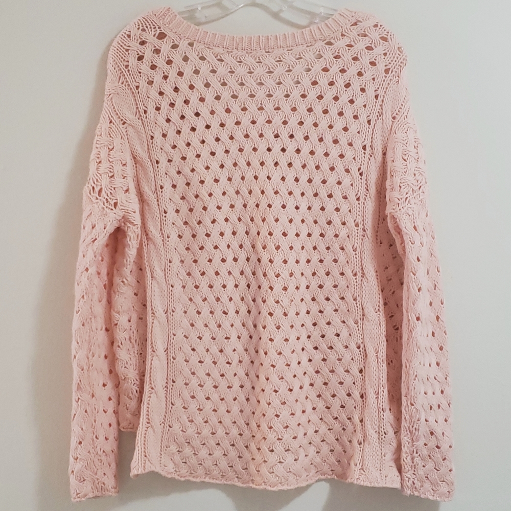 Blu Pepper Sweater, Soft Coral Pink, Sz M - Picture 2 of 8